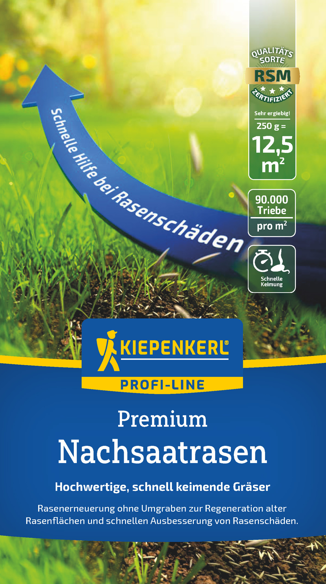 Profi-Line Premium Nachsaatrasen, 0,25 kg Profi-Line Premium Nachsaatrasen, 0,25 kg
