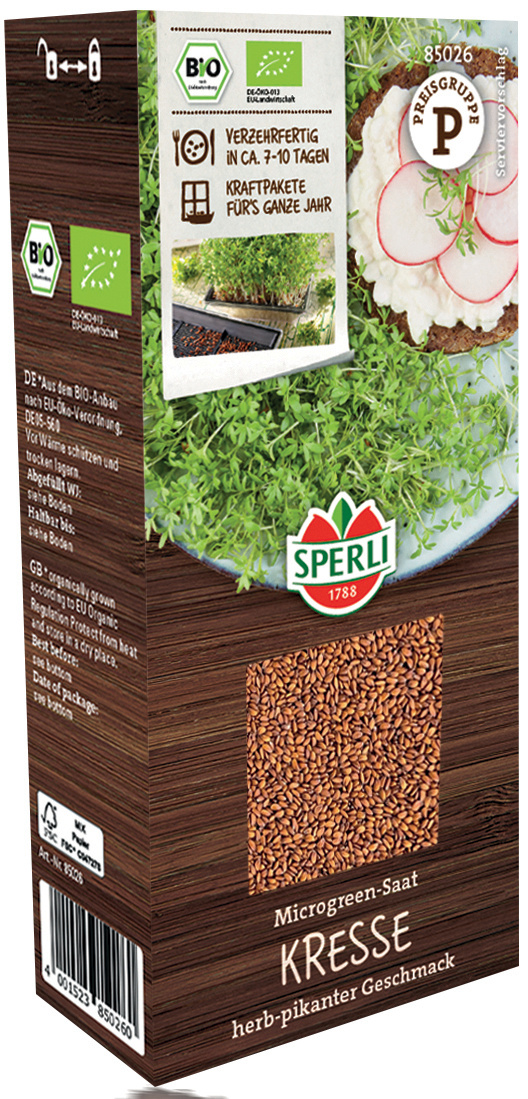 BIO Microgreen-Saat Kresse BIO Microgreen-Saat Kresse