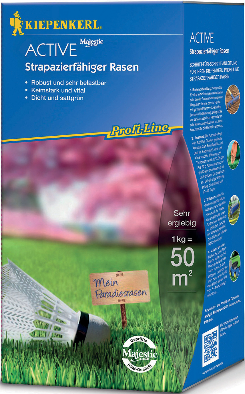 Profi-Line Active Strapazierfähiger Rasen, 1 kg Profi-Line Active Strapazierfähiger Rasen, 1 kg