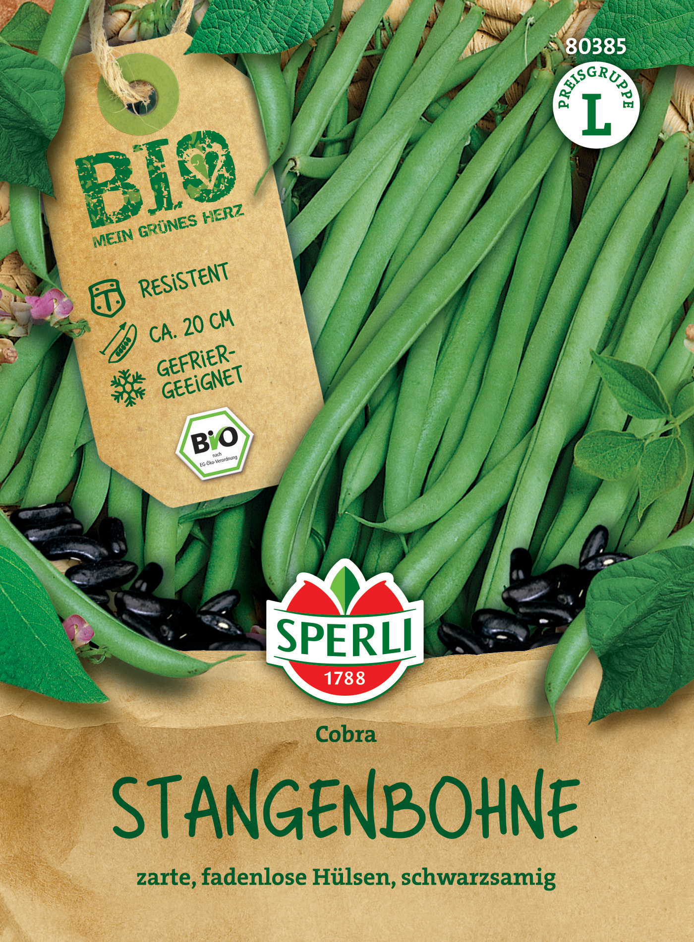 BIO Stangenbohne Cobra BIO Stangenbohne Cobra