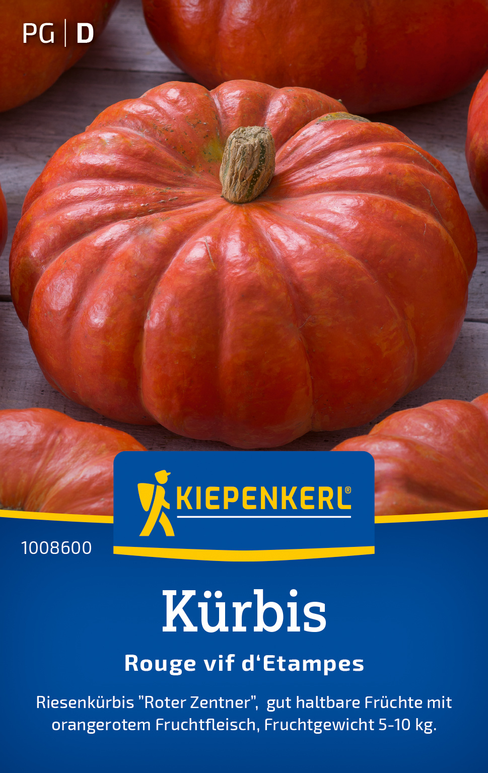 Kürbis Rouge vif d'Etampes