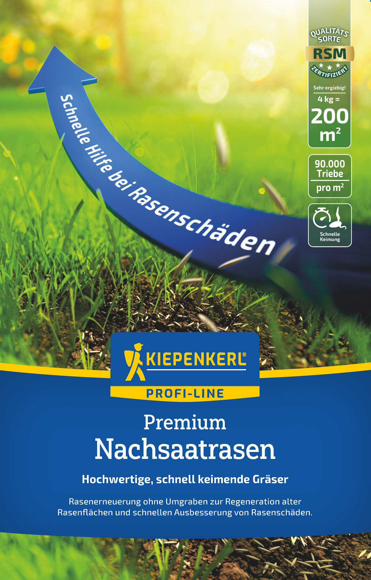 Profi-Line Premium Nachsaatrasen, 4 kg