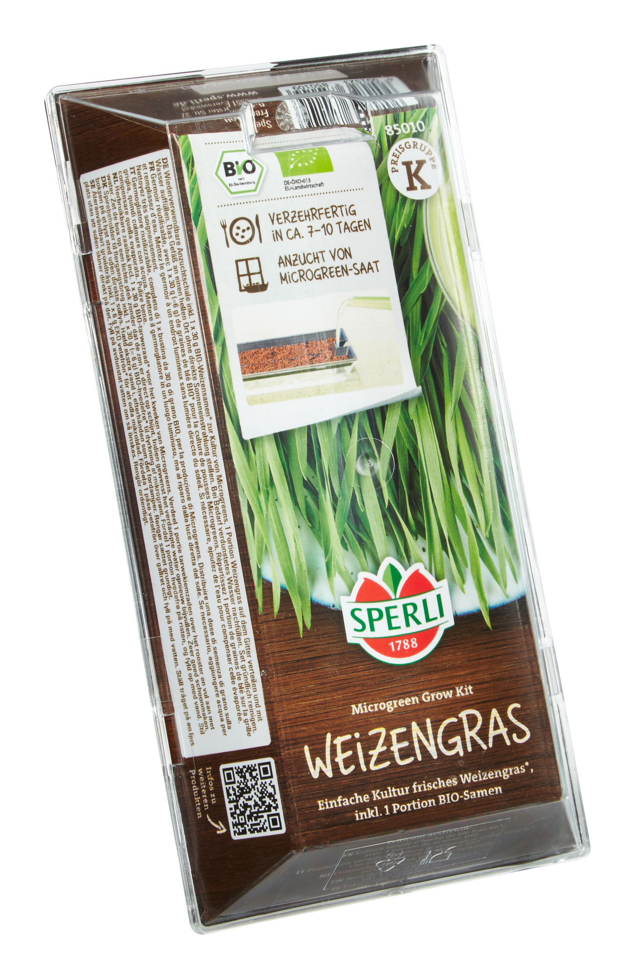BIO Microgreen Grow Kit, Anzuchtset Weizengras BIO Microgreen Grow Kit, Anzuchtset Weizengras