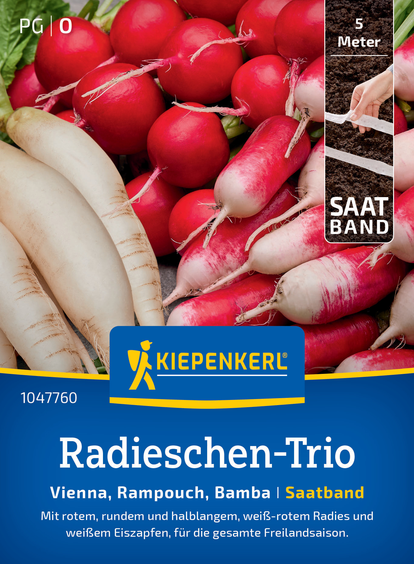 Radieschen-Trio Vienna, Bamba, Rampouch, Saatband