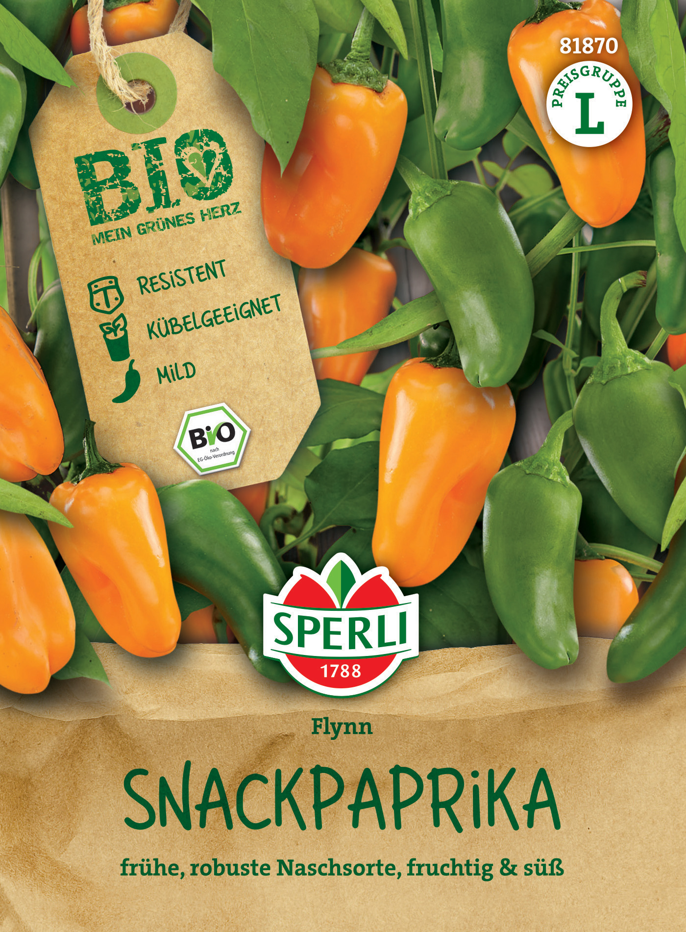 BIO Snackpaprik Flynn BIO Snackpaprik Flynn