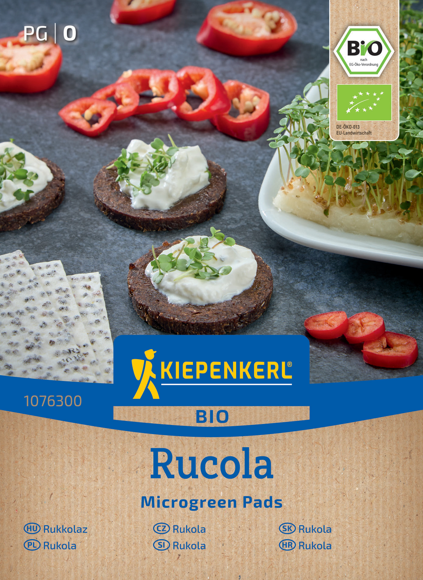 BIO Microgreen Garden Pads Rucola Rauke BIO Microgreen Garden Pads Rucola Rauke