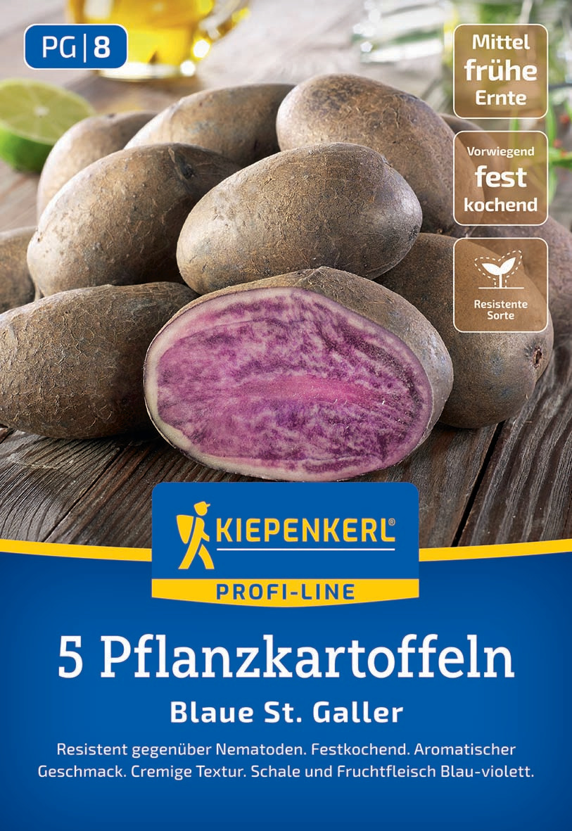Pflanzkartoffel Blaue St. Galler, 5 St Pflanzkartoffel Blaue St. Galler, 5 St