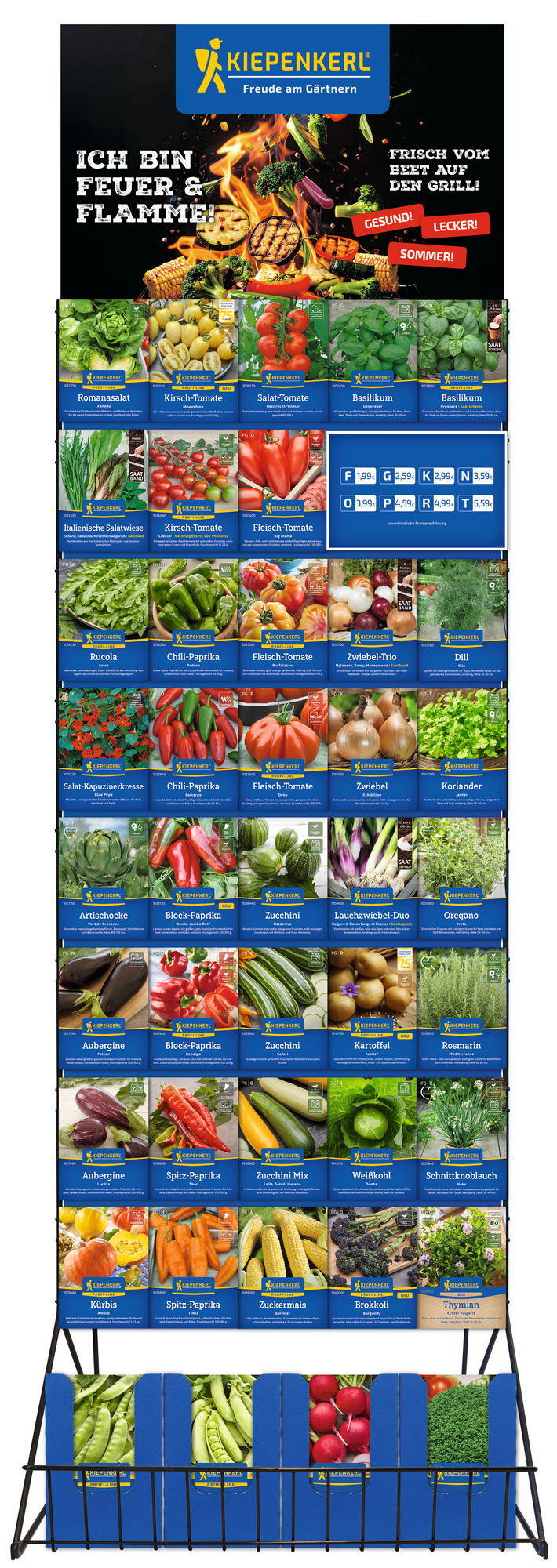 2026 - Frühjahr - Themenständer Grillgemüse