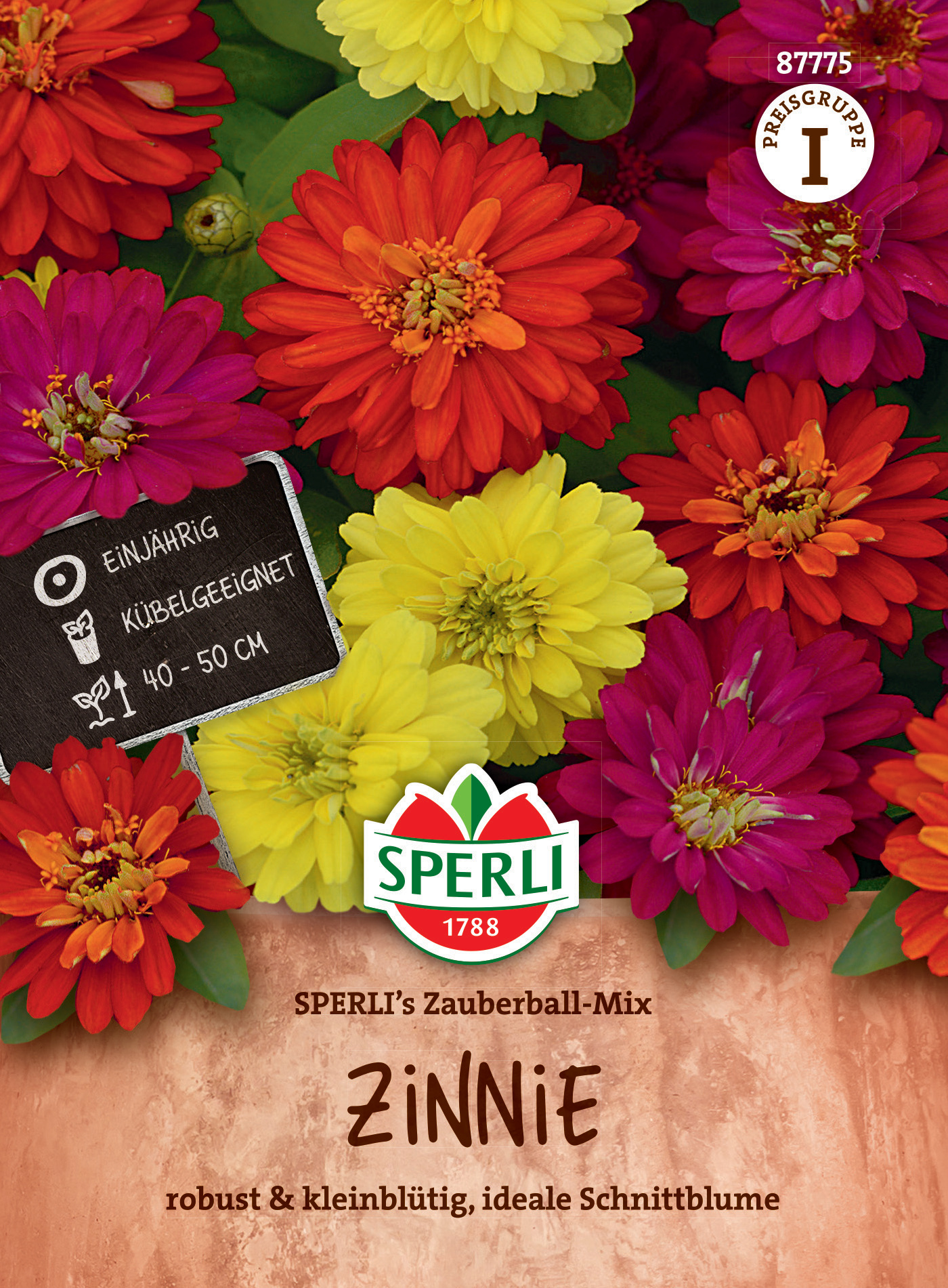 Zinnie SPERLI's Zauberball-Mix Zinnie SPERLI's Zauberball-Mix