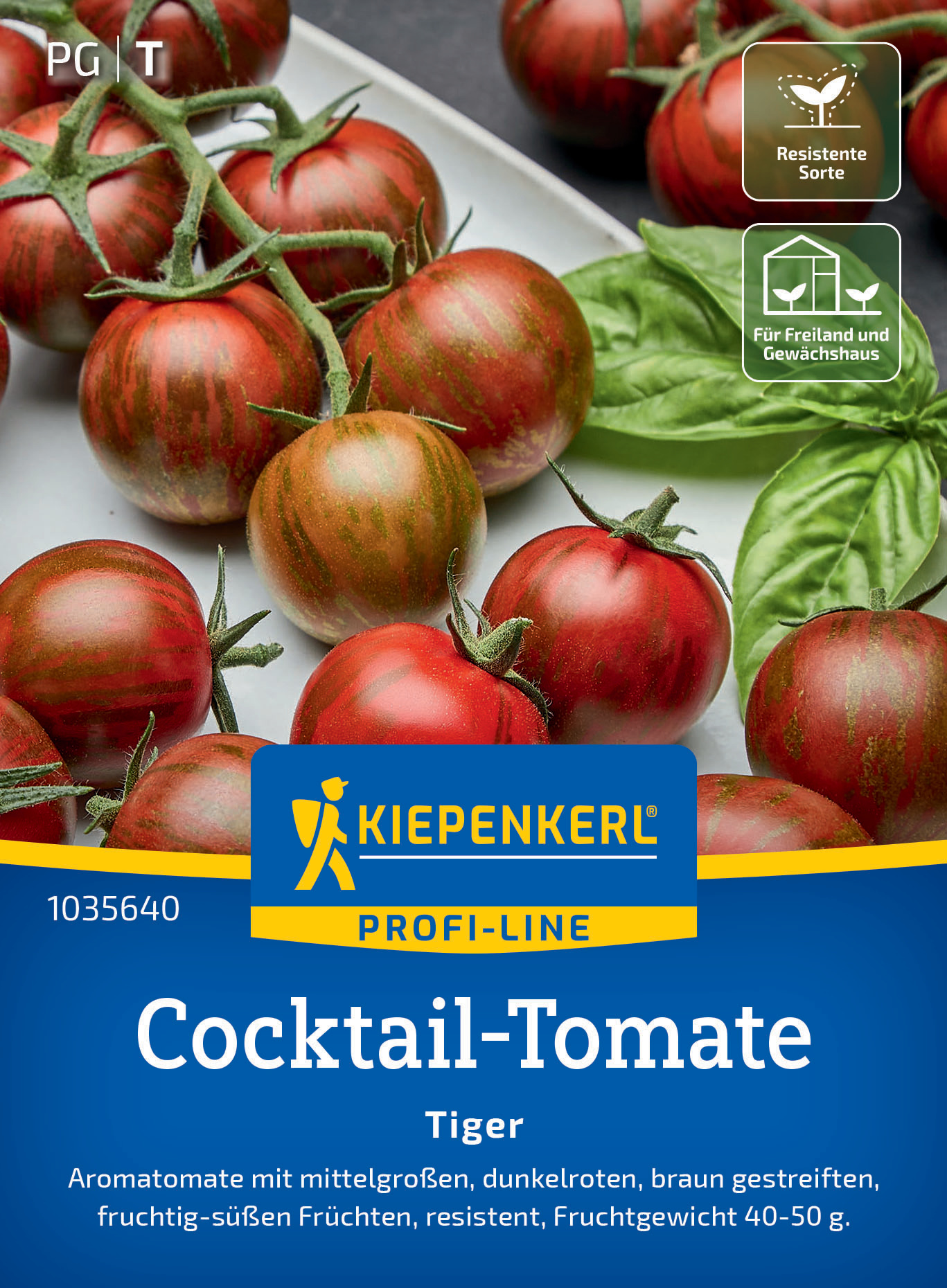 Cocktail-Tomate Tiger, F1 Cocktail-Tomate Tiger, F1