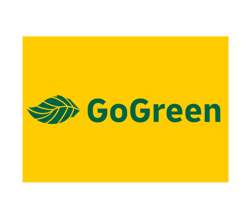 Logo der Post und DHL zum Thema Co2 Einsparungen. GoGreen Logo