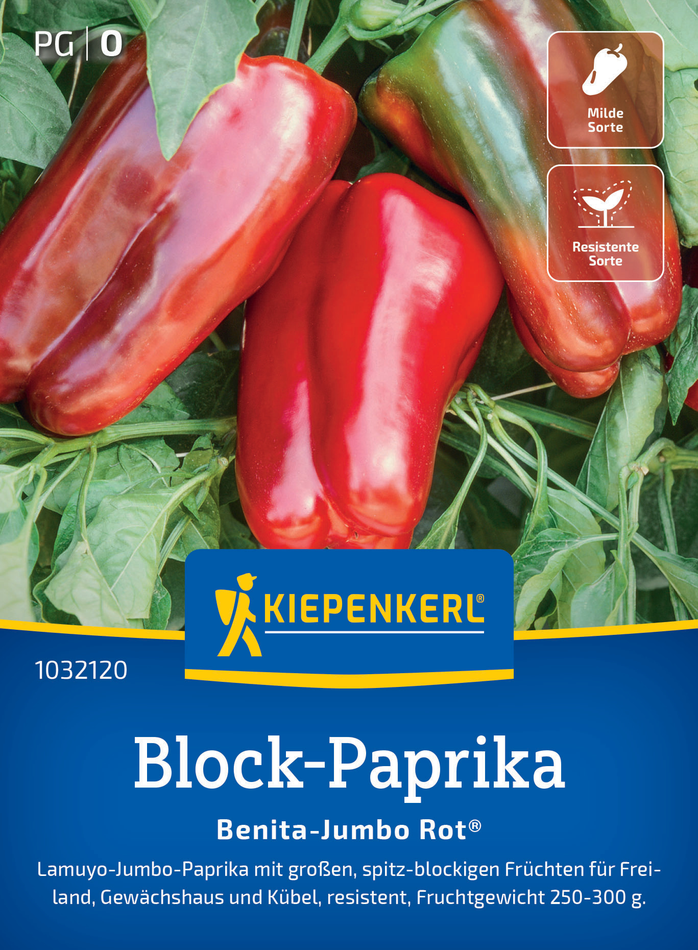 Block-Paprika Benita-Jumbo Rot®, F1
