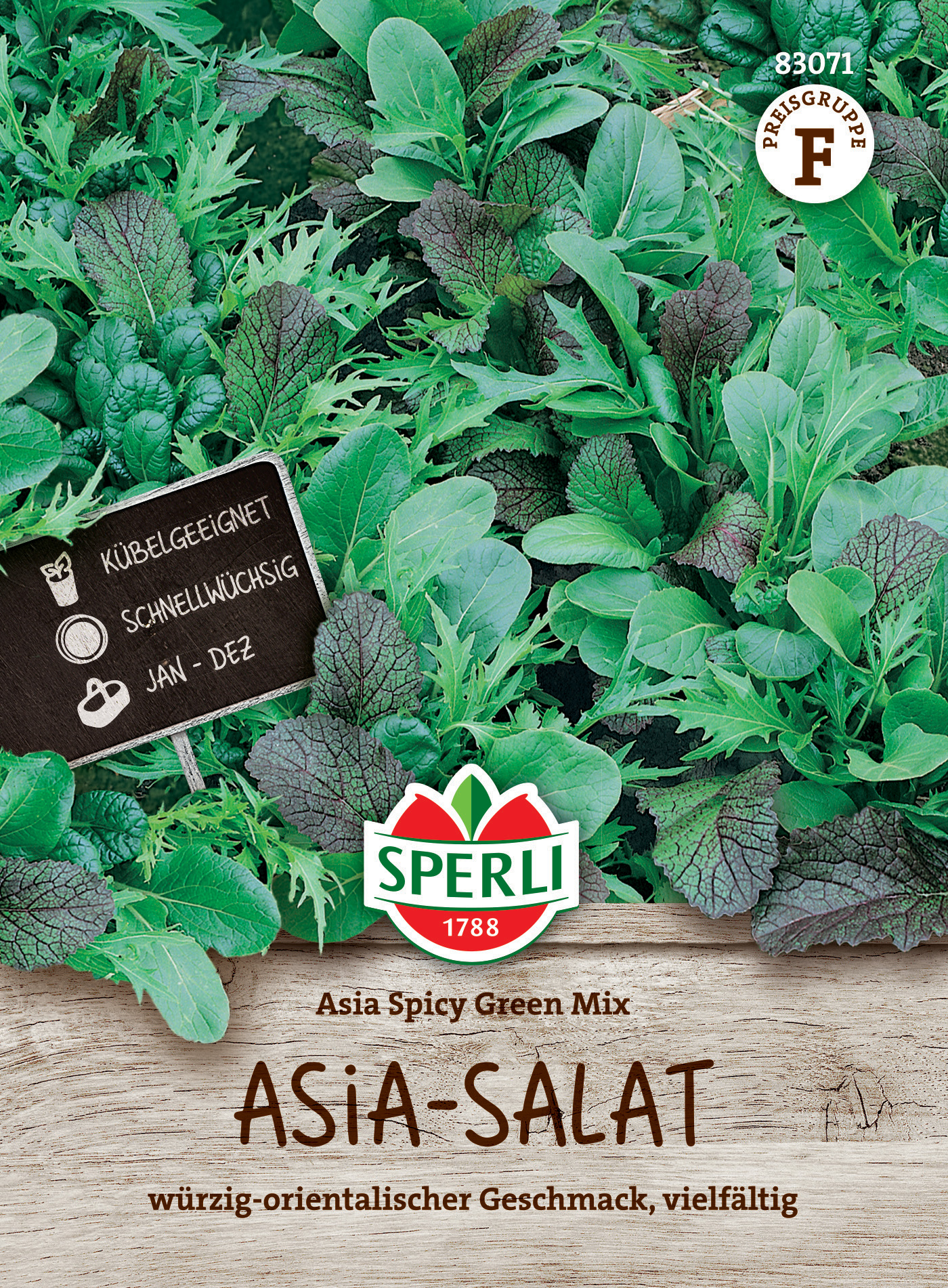 Asia-Salat Asia Spicy Green Mix